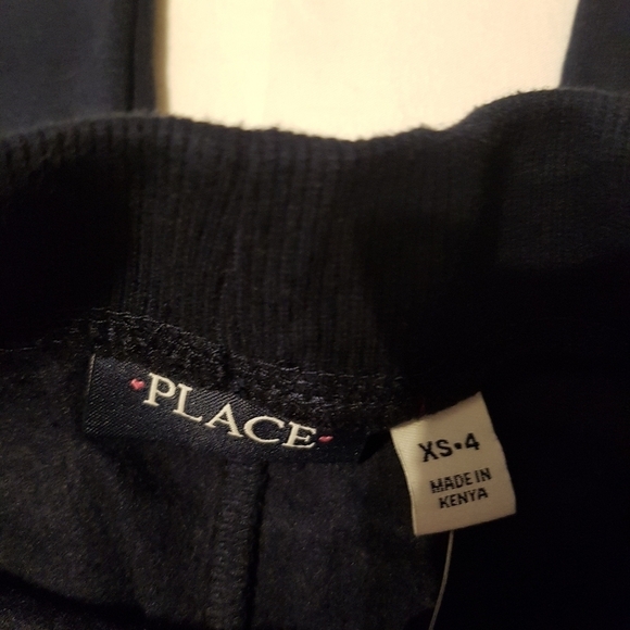 Children's Place blue sweatpants NWT XS 4 - Picture 3 of 4